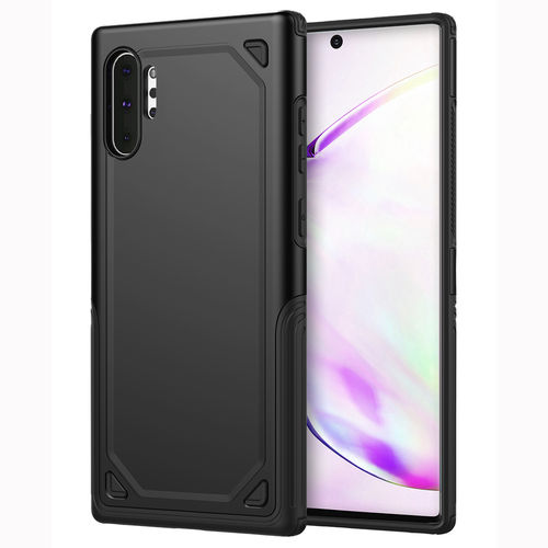 Hybrid Guard Shockproof Tough Case for Samsung Galaxy Note 10+ (Black)